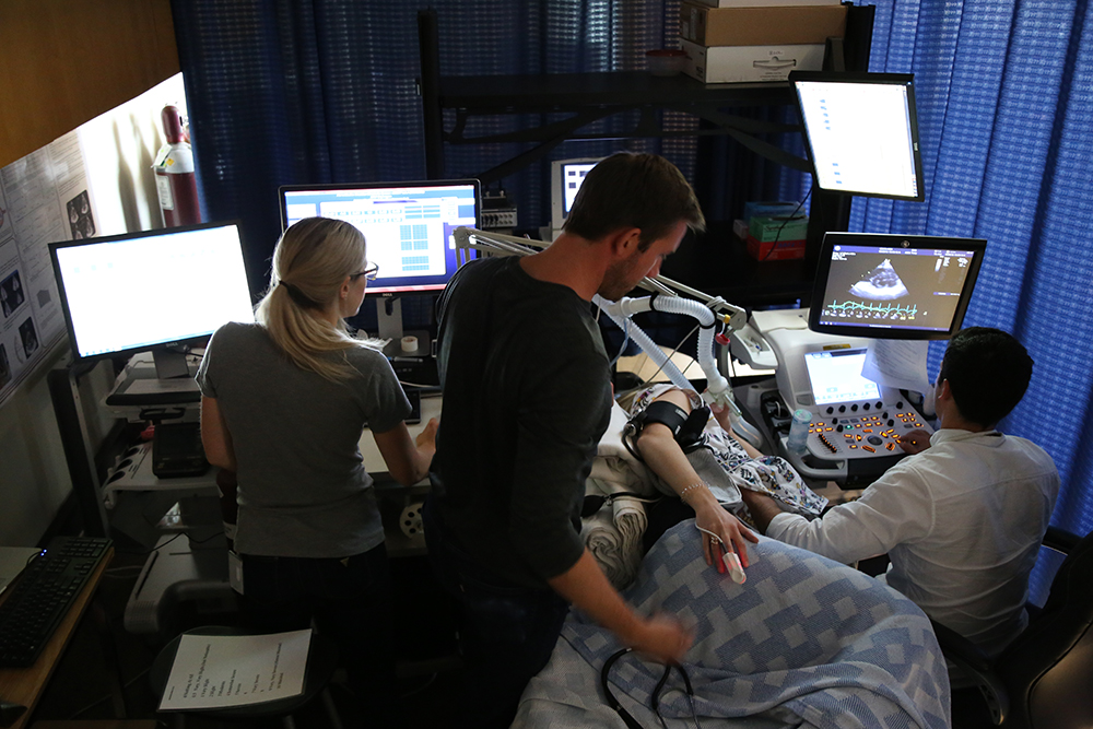 Research study using ultrasound in the iCCP lab